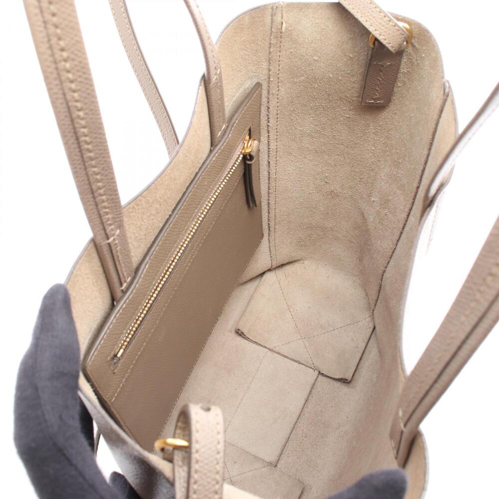 Celine Vertical Cabas Tote Bag Leather Gray - Picture 3 of 7